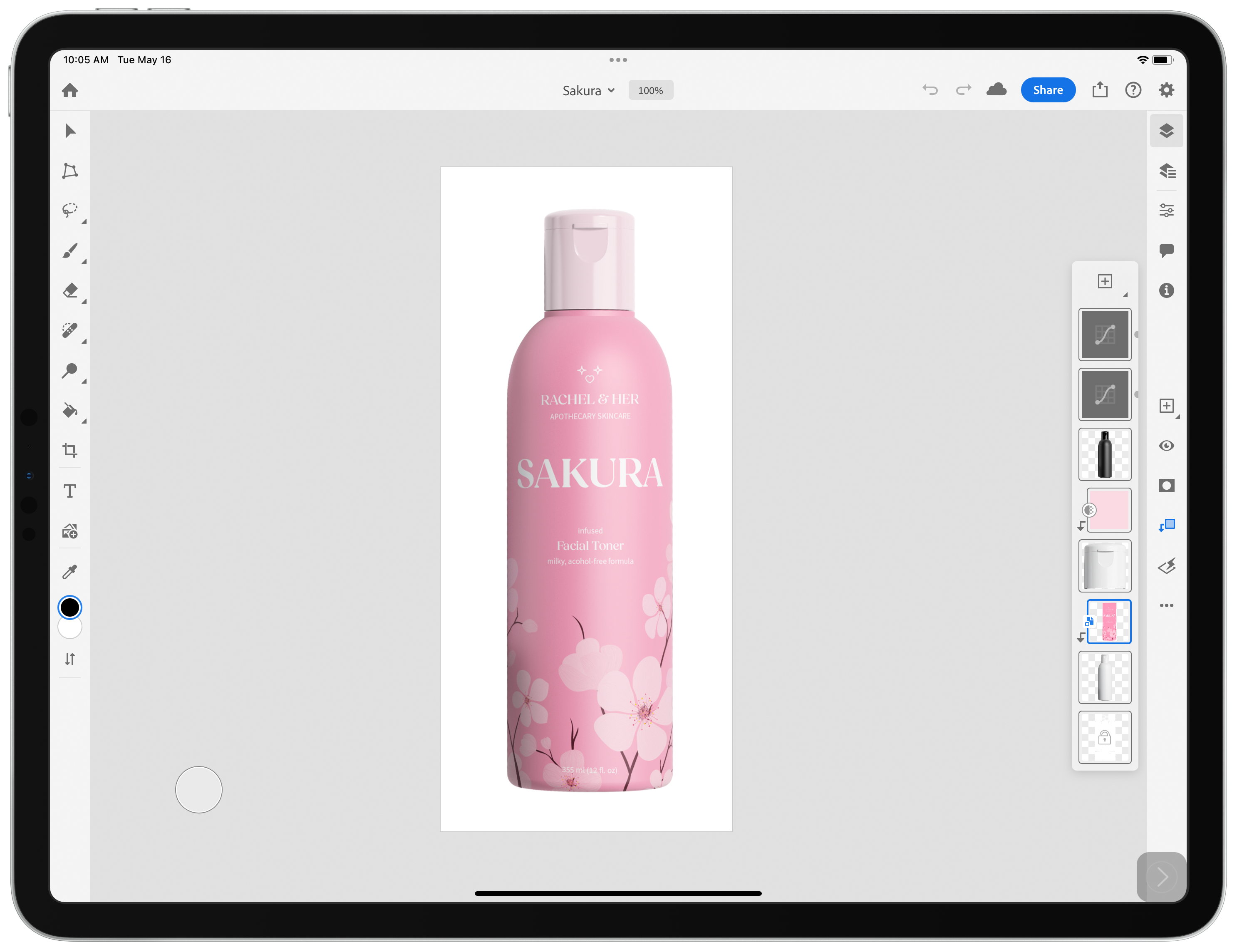 Step 3:
Embed designs into product modelling.